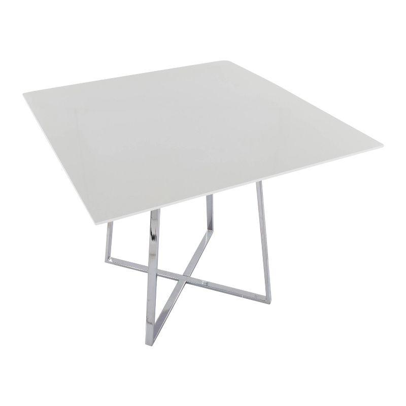 36" Cosmo Square Dining Table Glass - LumiSource