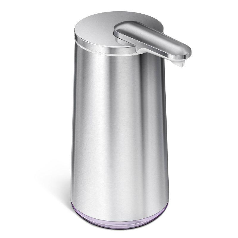 Brushed Stainless Steel Automatic Foaming Soap Dispenser