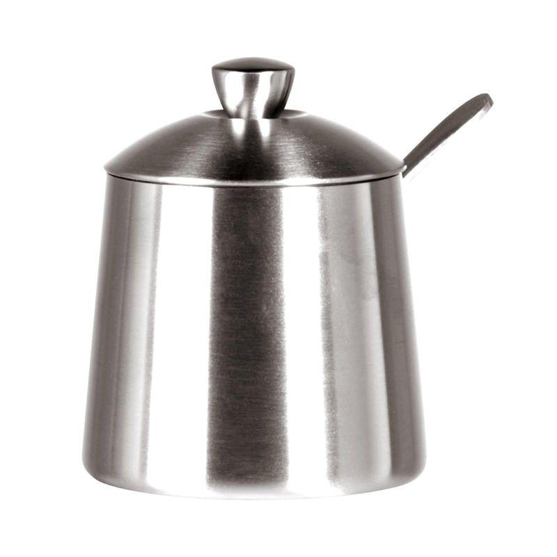 Sugar Bowl w/ Spoon, brushed finish, 10 fl. oz.