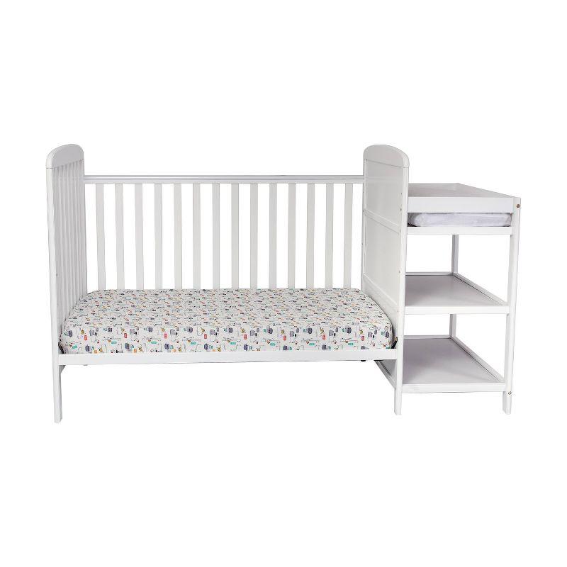 Suite Bebe Ramsey 3-in-1 Convertible Crib and Changer  - White