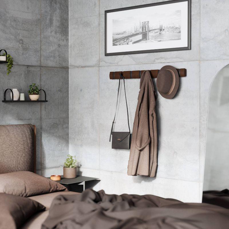 Flip 8 - Hook Solid Wood Coat Rack