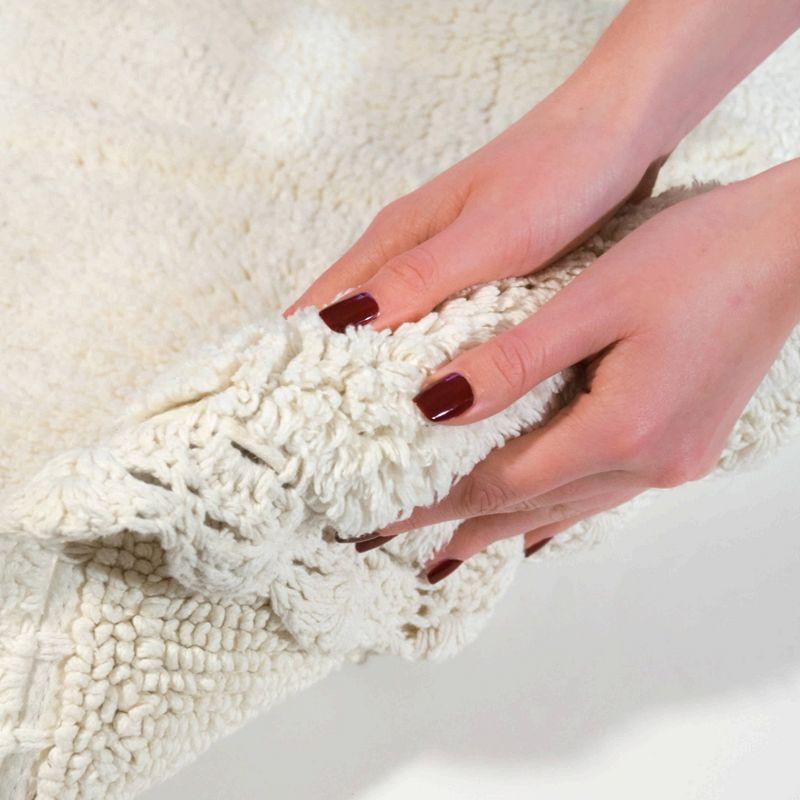 Crochet Bath Rug Runner Ivory (22"X60") - Chesapeake Merch Inc.