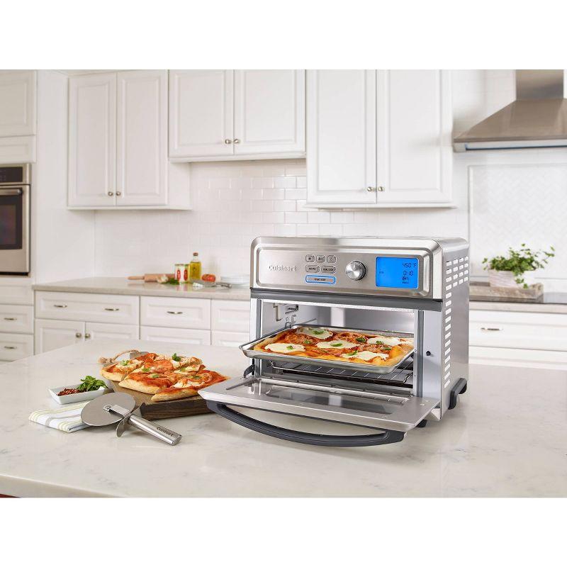 Cuisinart Digital Air Fryer Toaster Oven - Stainless Steel - TOA-65: 1800W, Adjustable Thermostat, Nonstick, 18 Qt Capacity