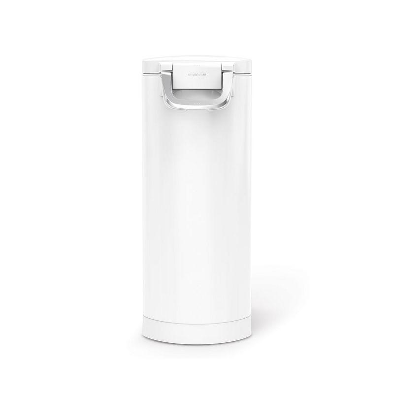 simplehuman Pet Food Storage Container Stainless Steel for Dog Food, Cat Food, and Bird Feed