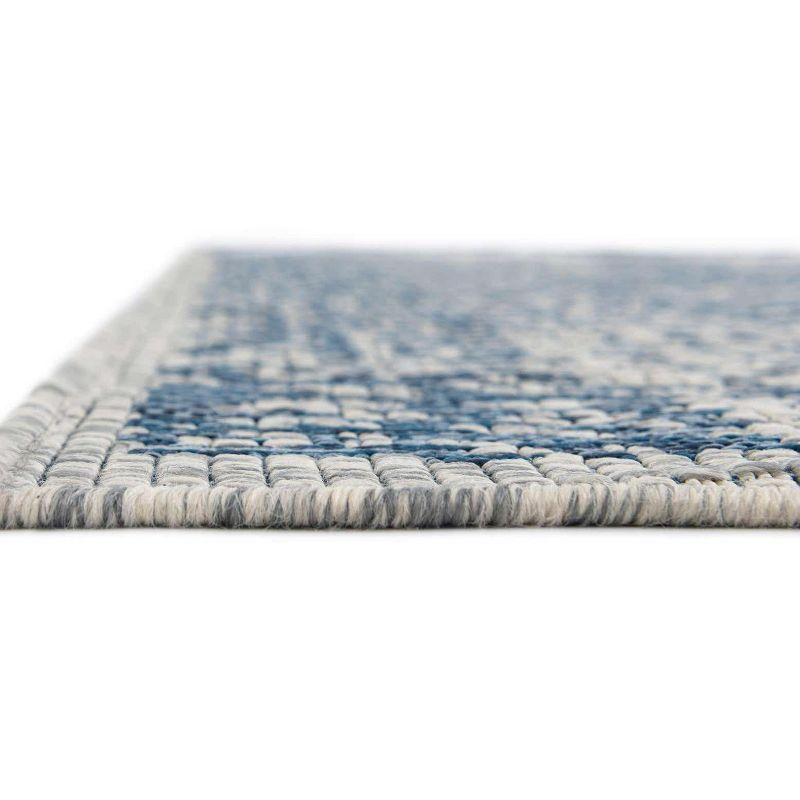 Unique Loom 3' 3 x 5' 3 Rectangle Indoor/Outdoor Traditional Blue Area Rug