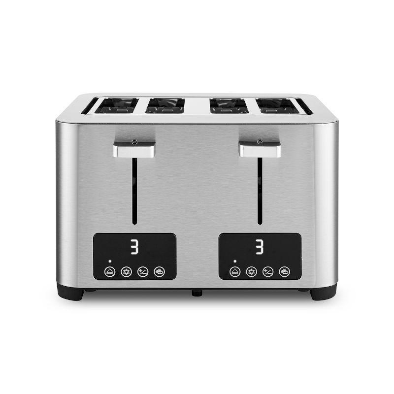 Salton 4 Slice Digital Stainless Steel Toaster