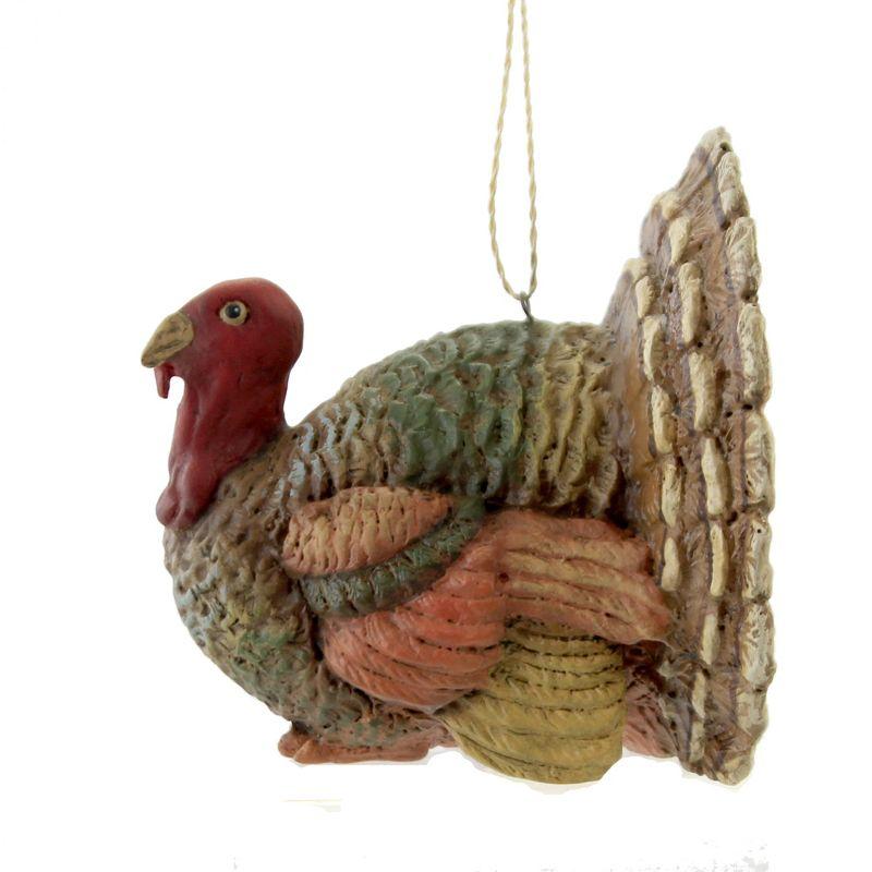 3.75 In Resting Turkey Ornament Gobble Thanksgiving Tree Ornaments