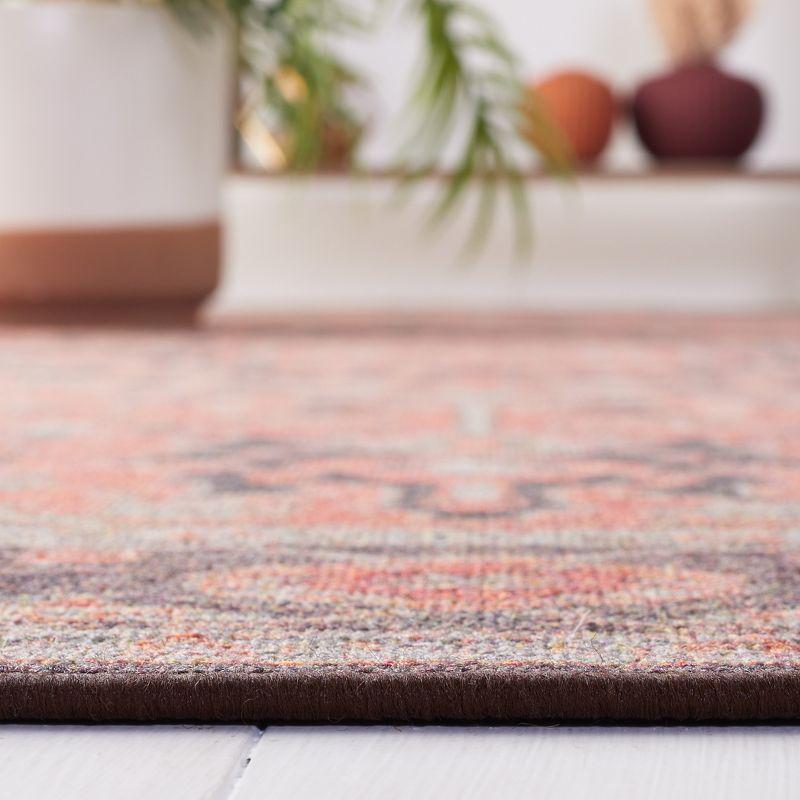 Journey JNY153 Power Loomed Machine Washable Slip Resistant Runner Rug - Navy/Red - 2'2"x7' - Safavieh