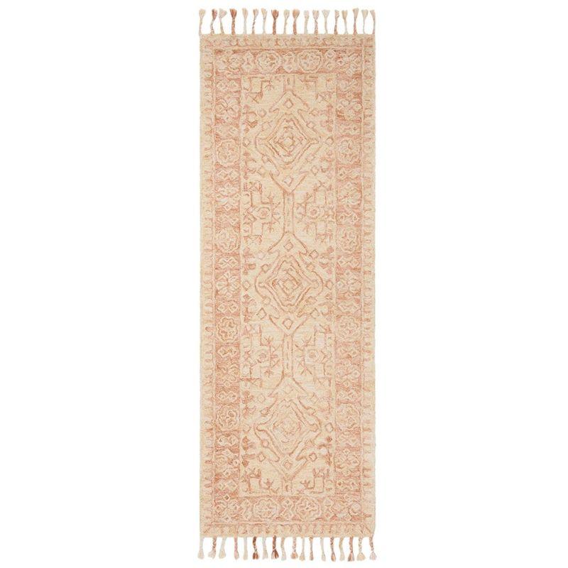 Aspen APN225 Hand Tufted Runner Rug - Ivory/Blush - 2'3"x7' - Safavieh.
