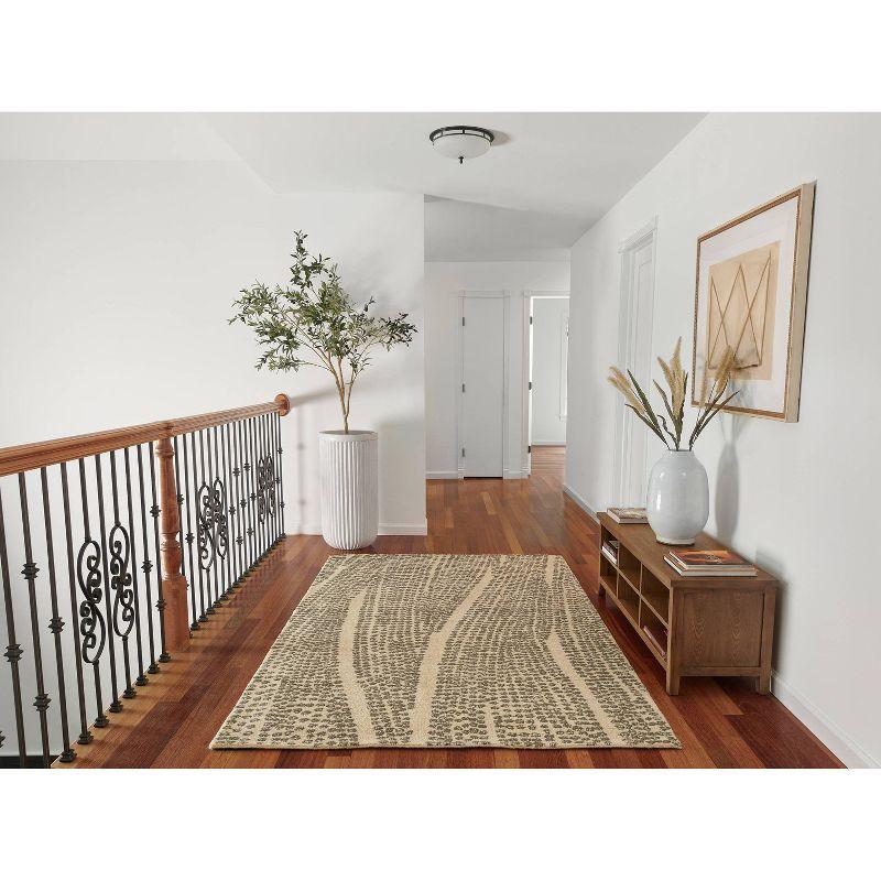 Momeni 2'3"x8' Teppe Axel Handtufted Runner Rug Natural
