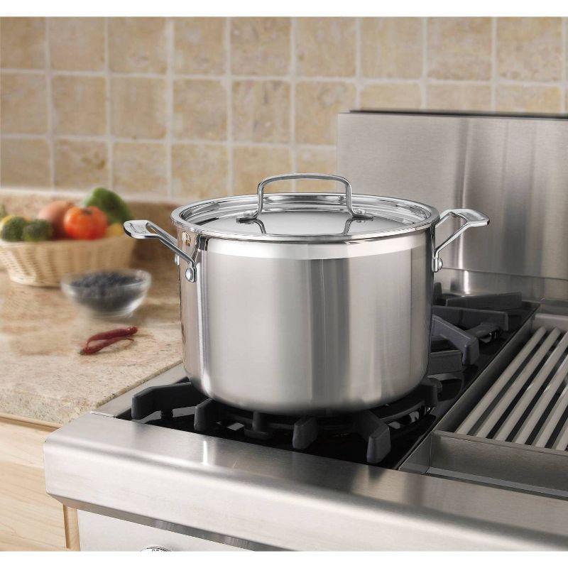 Stainless Steel 8 Qt. Stockpot with Lid and Cool Touch Handles