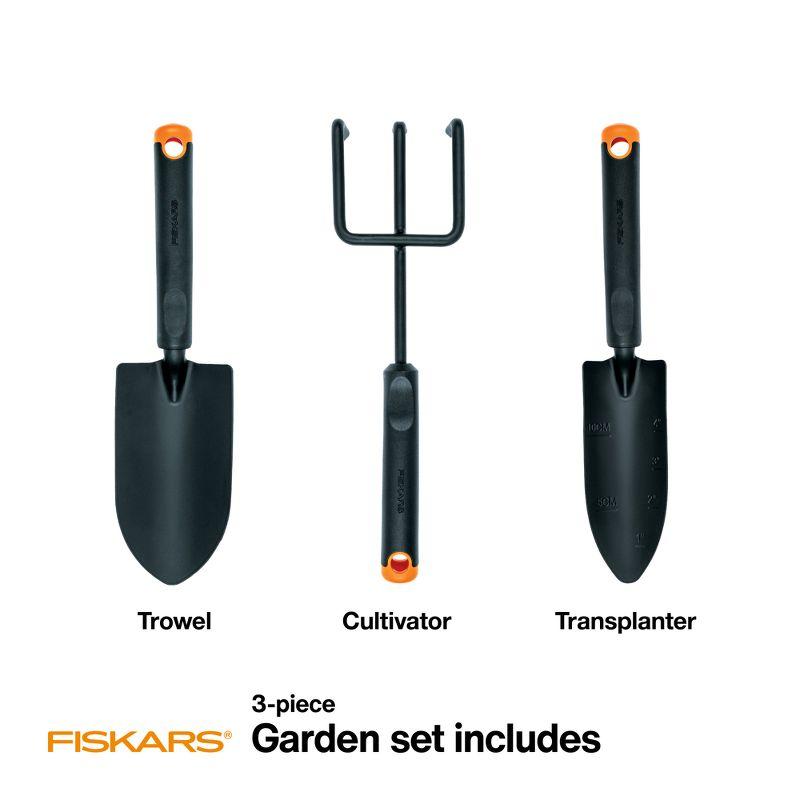 Fiskars 3pc Garden Tool Set