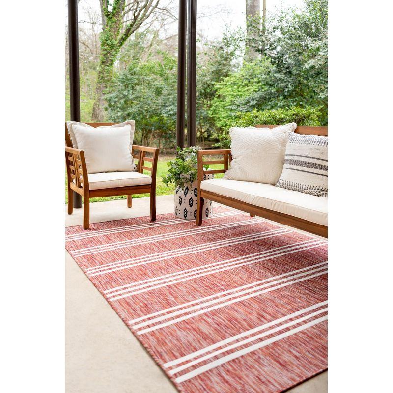 Jill Zarin Outdoor Anguilla Striped Woven Area Rug