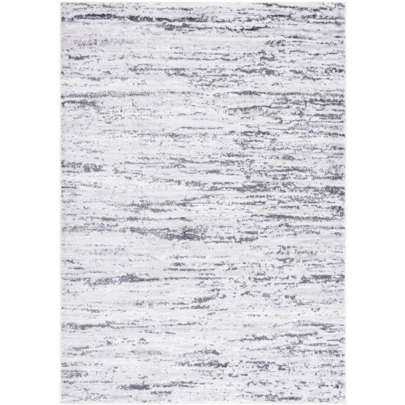 Amelia ALA768 Power Loomed Area Rug - Light Grey/Charcoal - 3'x5' - Safavieh.