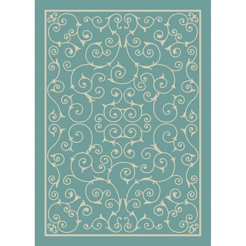 Nourison Home & Garden Loomed Scroll Indoor/outdoor Area Rug