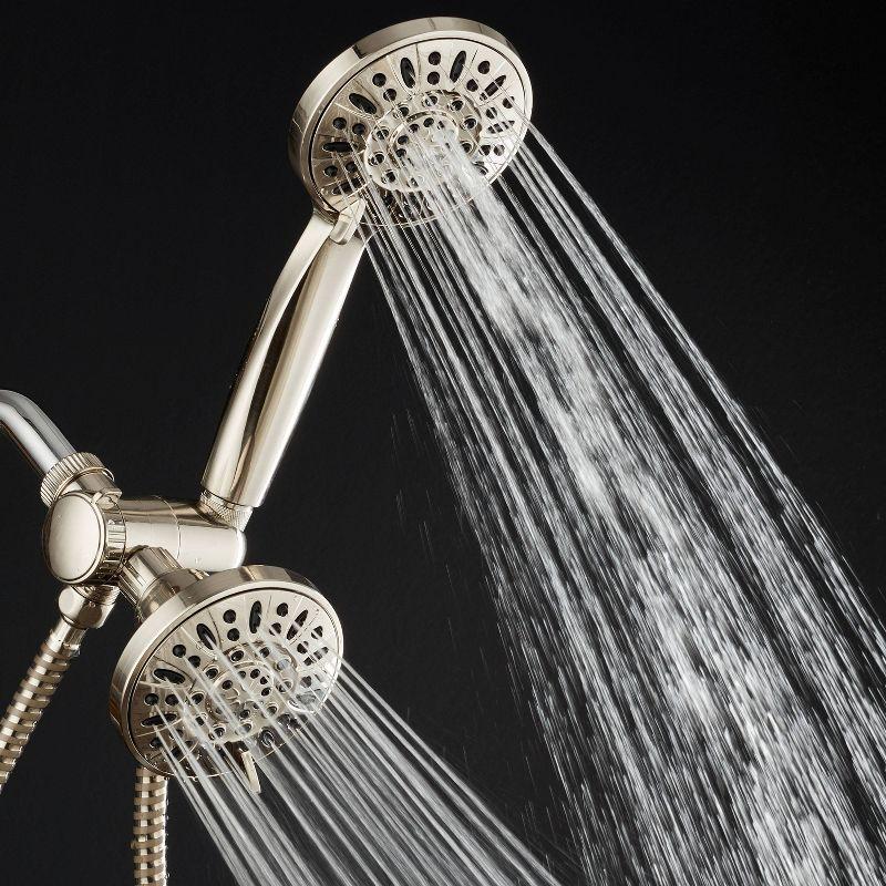 48 Setting High Pressure Luxury Three-Way Dual Shower Head - AquaDance