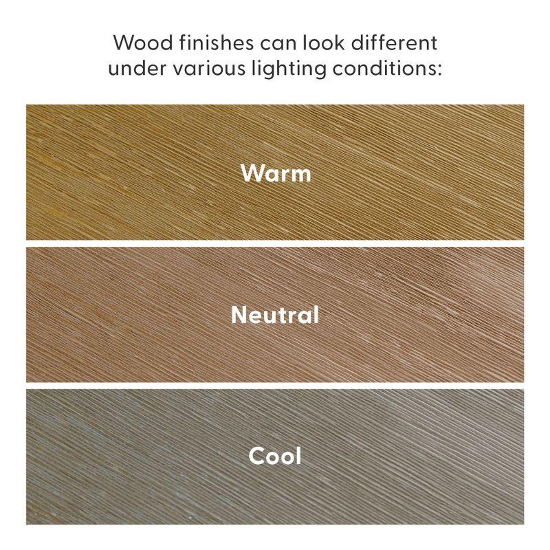 Plank+Beam 72" Classic Solid Wood Dining Table Set with 6 Chairs, White Wirebrush, Black