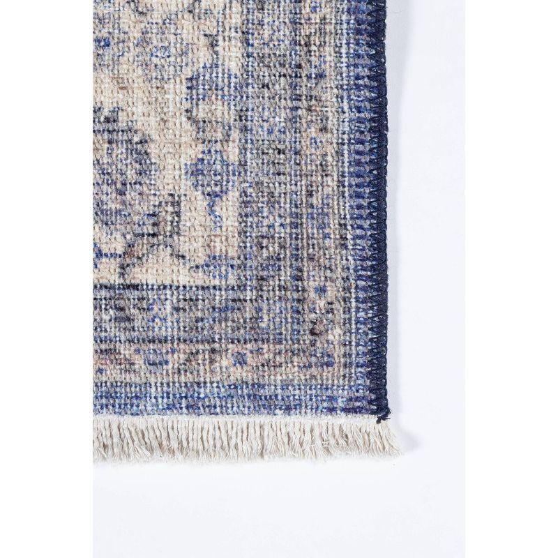 3'x5' Helena Accent Rug Blue - Momeni: Bohemian Ikat Design, Low Pile, Indoor Rectangle Rug, Polyester & Cotton