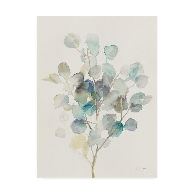 Eucalyptus III Multicolor Floral Canvas Art Print