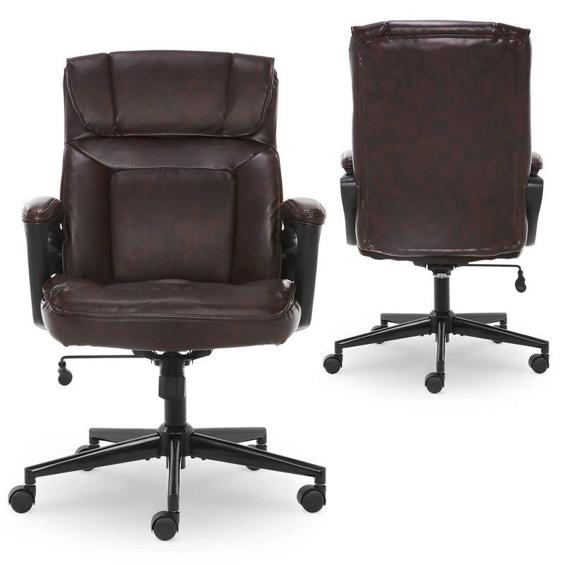 Style Hannah Office Chair Bonded Leather Comfort - Serta