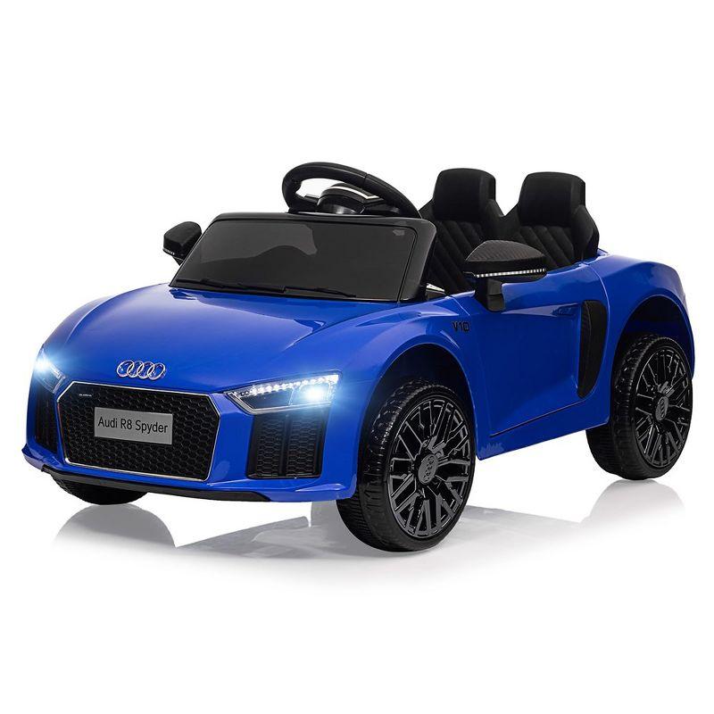 Blue 12V Audi Licensed Ride-On Truck with Remote Control