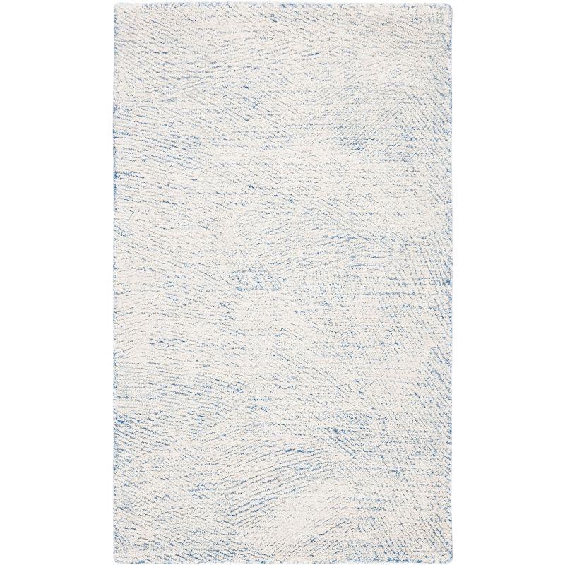 Metro MET999 Hand Tufted Indoor Accent Rug - Blue/Ivory - 3'x5' - Safavieh