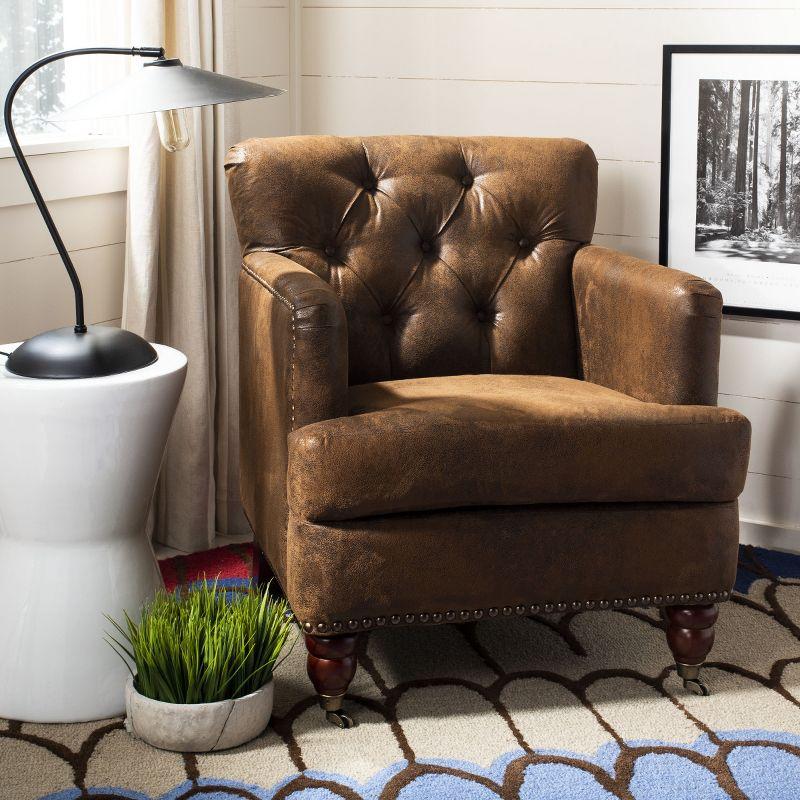 Colin Chair - HUD8212 - Brown - Safavieh