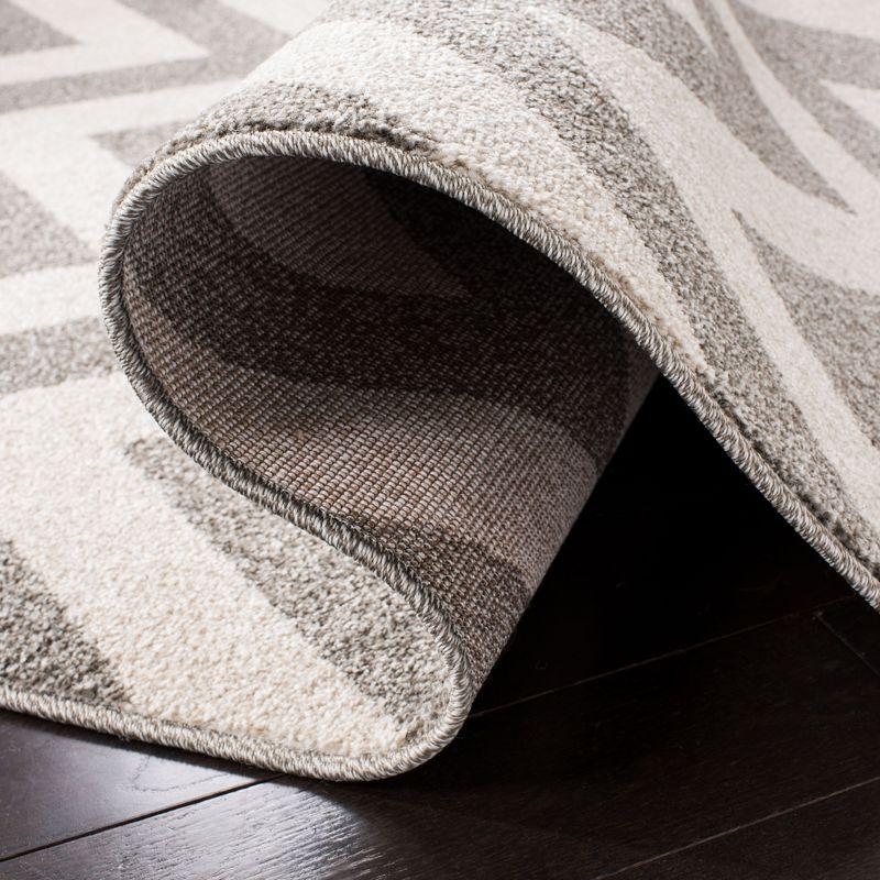 Amherst AMT419 Power Loomed Indoor Accent Rug - Dark Grey/Beige - 2'6"x4' - Safavieh