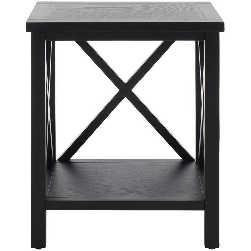 Candace End Table - Black - Safavieh.