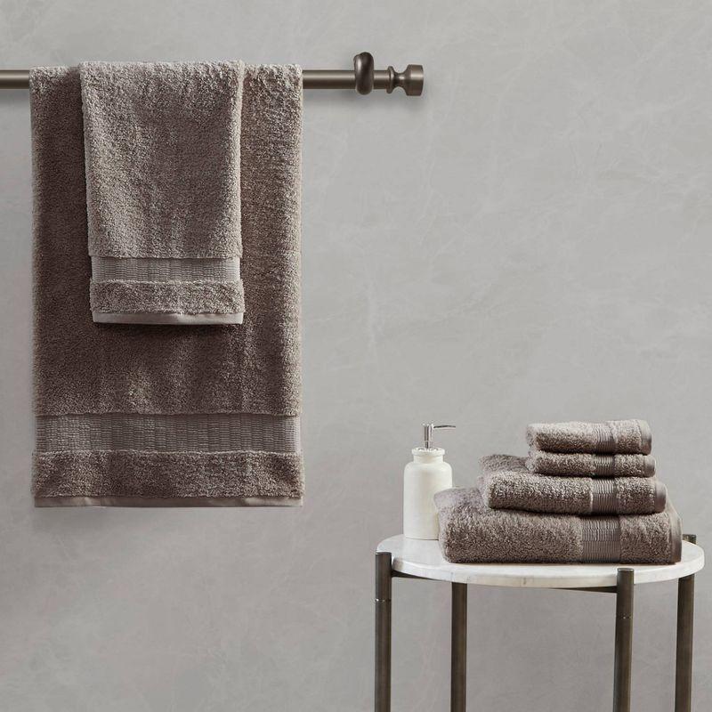 Oversized Dark Taupe Egyptian Cotton Towel Set