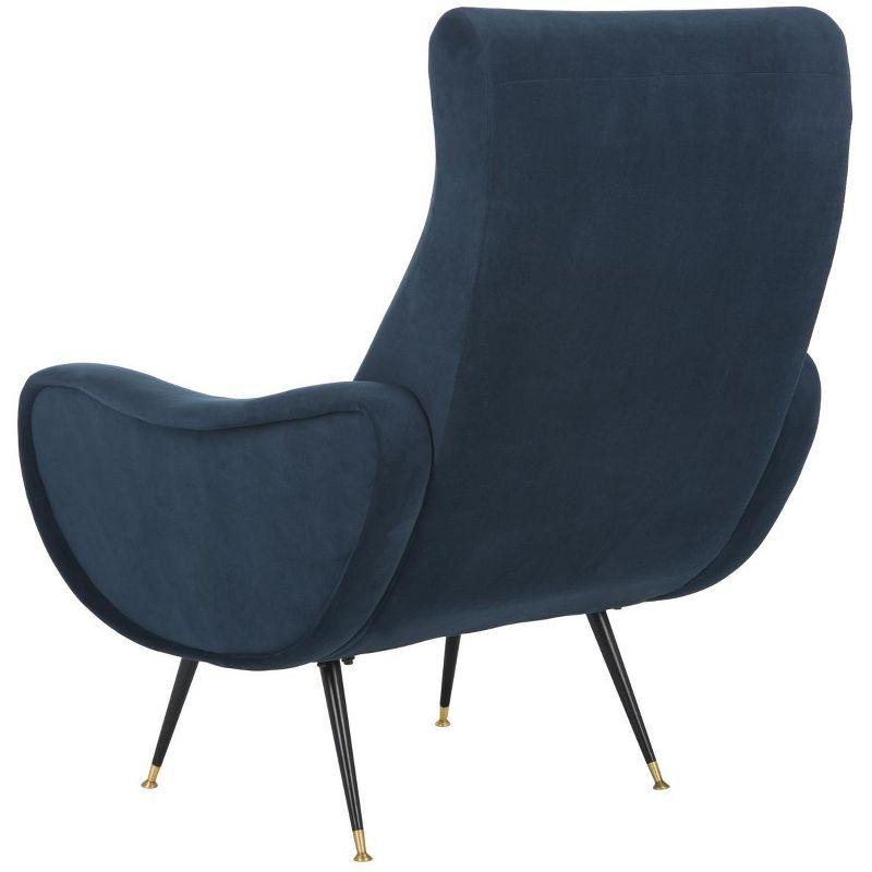 Elicia Accent Chair - FOX6260 - Navy - Safavieh