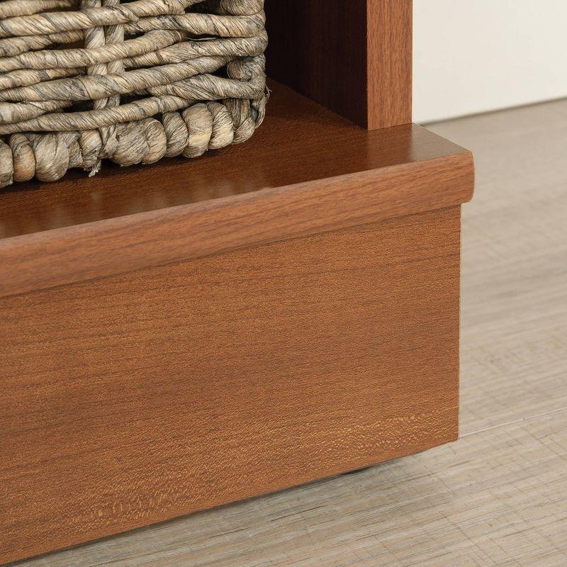 Sienna Oak Adjustable Shelving Tall Storage Cabinet