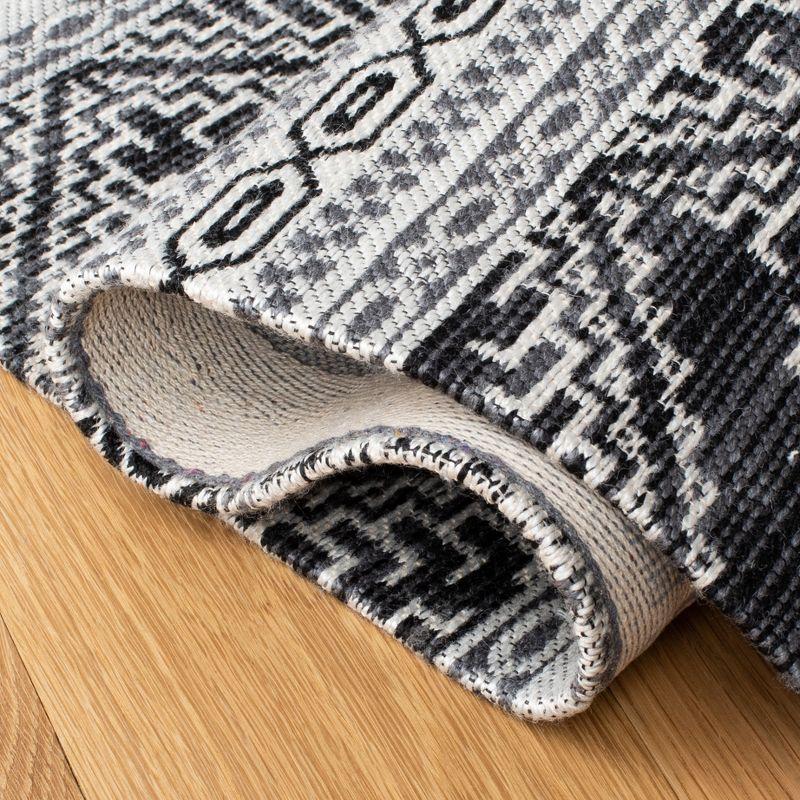 Classic Vintage CLV717 Hand Woven Area Rug - Black - 8'x10' - Safavieh.