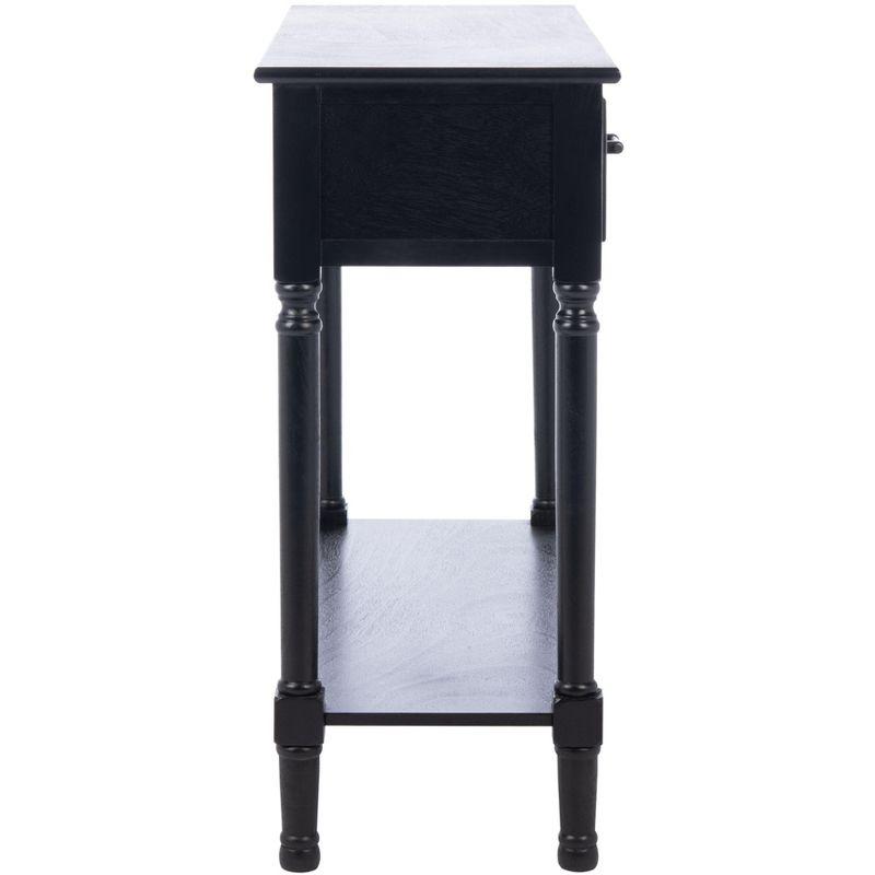 Ryder 2 Drawer Console Table - Black - Safavieh