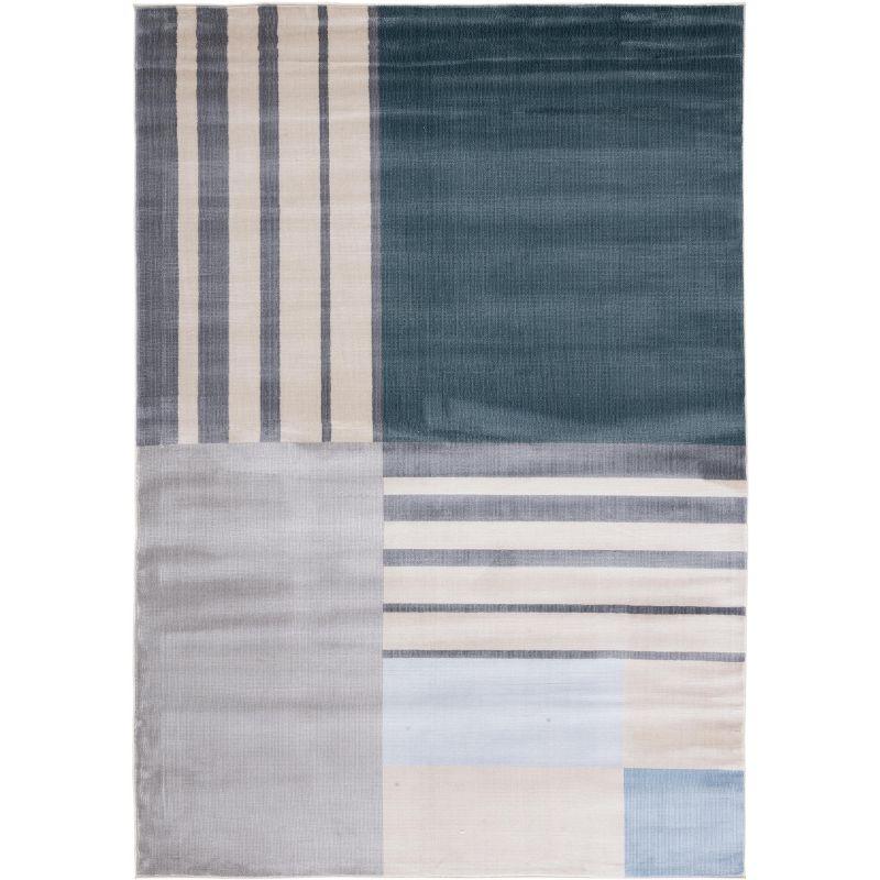 Orwell ORW397 Power Loomed Indoor Accent Rug - 3'x5' - Charcoal/Beige - Safavieh