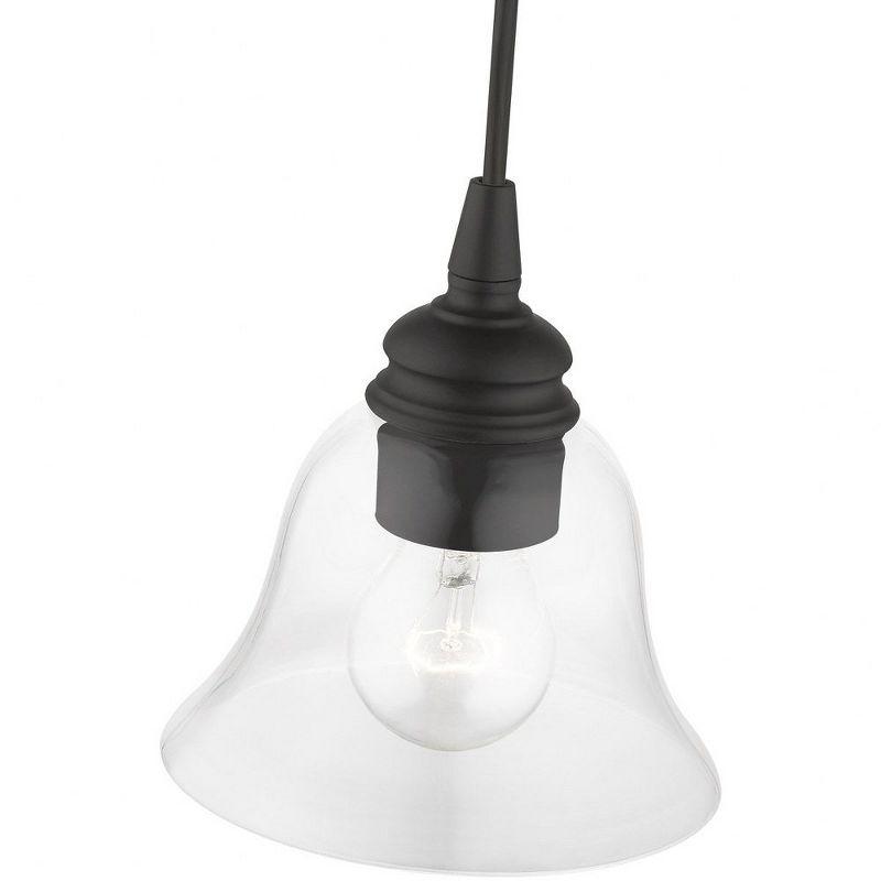 Livex Lighting Moreland 1 - Light Pendant in  Black