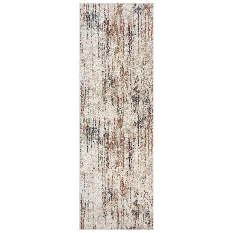 Heirloom Corah Modern Abstract Ivory Multi Polypropylene Area Rug