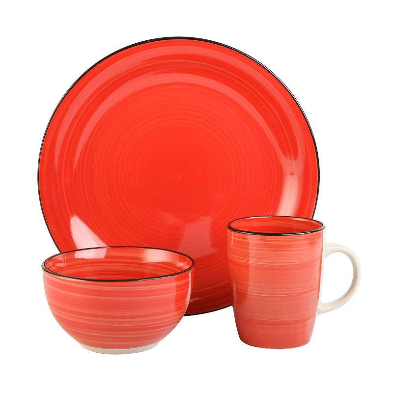 Gibson Home Color Vibes 12-Piece Dinnerware set - Assorted Colors