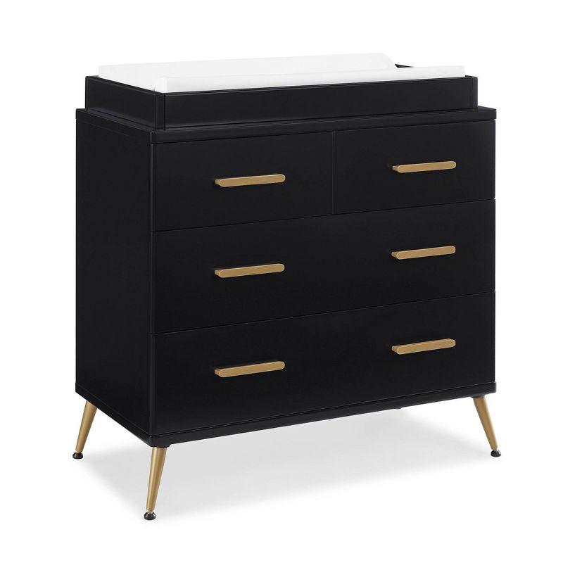 Delta Children Sloane 4 Drawer Dresser with Changing Top and Interlocking Drawers