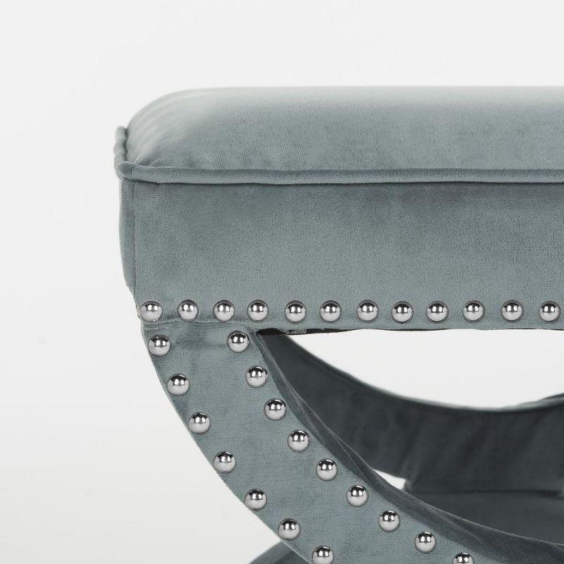 Mystic Ottoman - MCR4645 - Blue - Safavieh