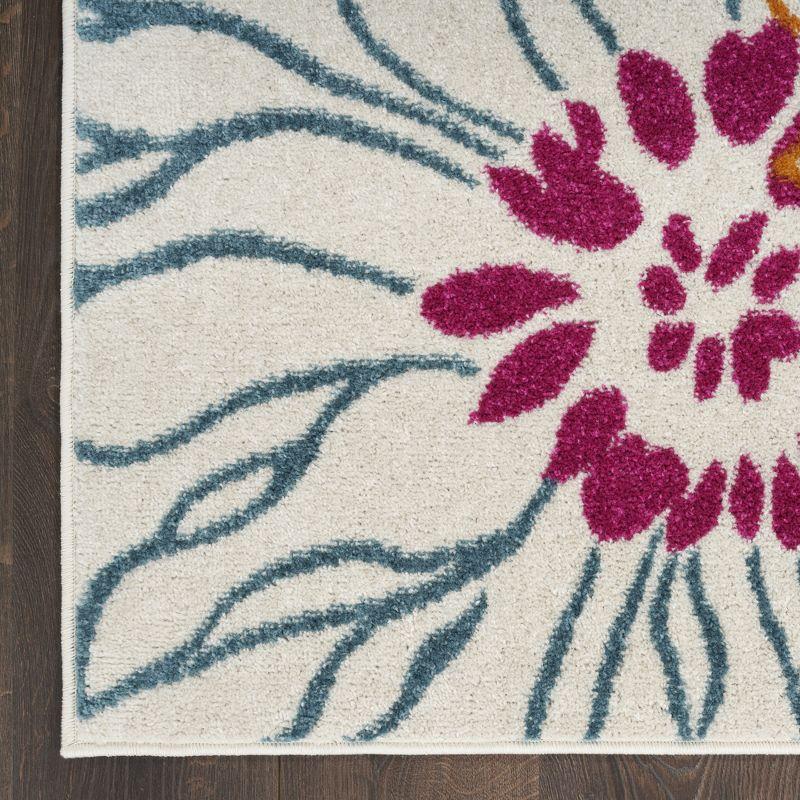 Nourison Passion Bohemian Transitional Floral Indoor Area Rug Ivory/Multi 8' x 10'
