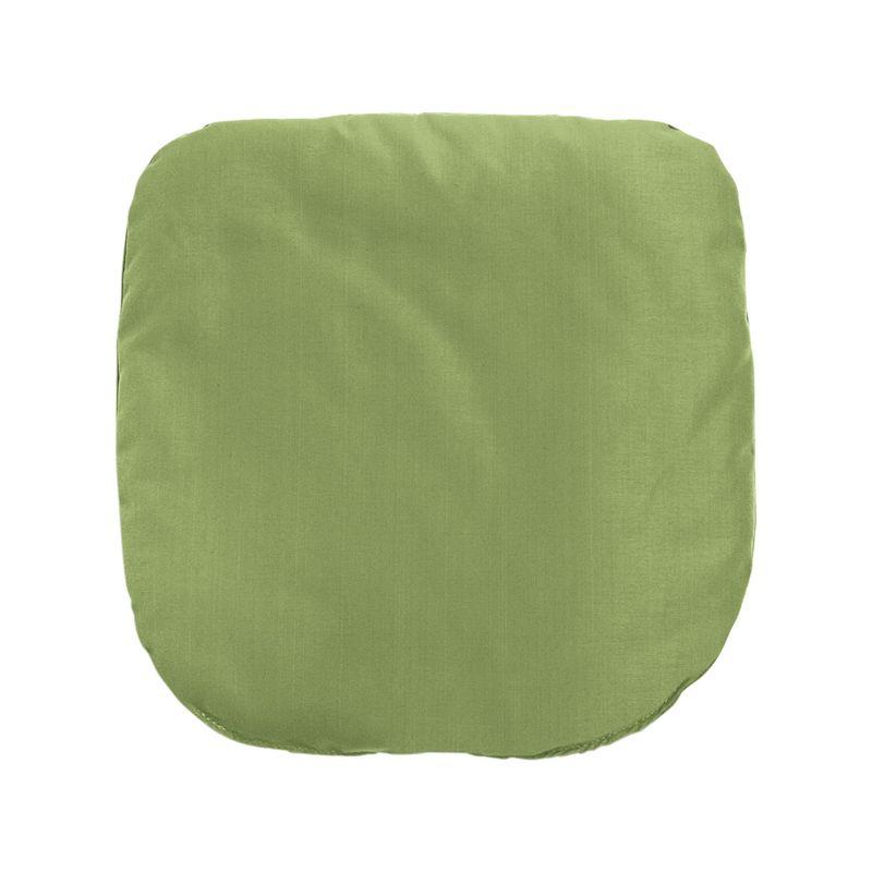 BrylaneHome Bh Outdoor Performance Set Of 4 Stacking Chair Pads - Geranium