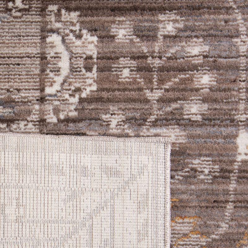 Valencia VAL118 Power Loomed Indoor Accent Rug - Brown/Beige - 3'x5' - Safavieh