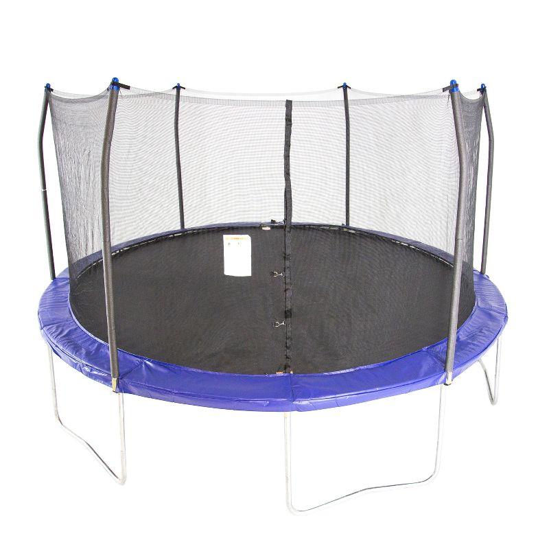 Skywalker Trampolines Skywalker Trampolines 15Ft Round Trampoline With Enclosure  Blue