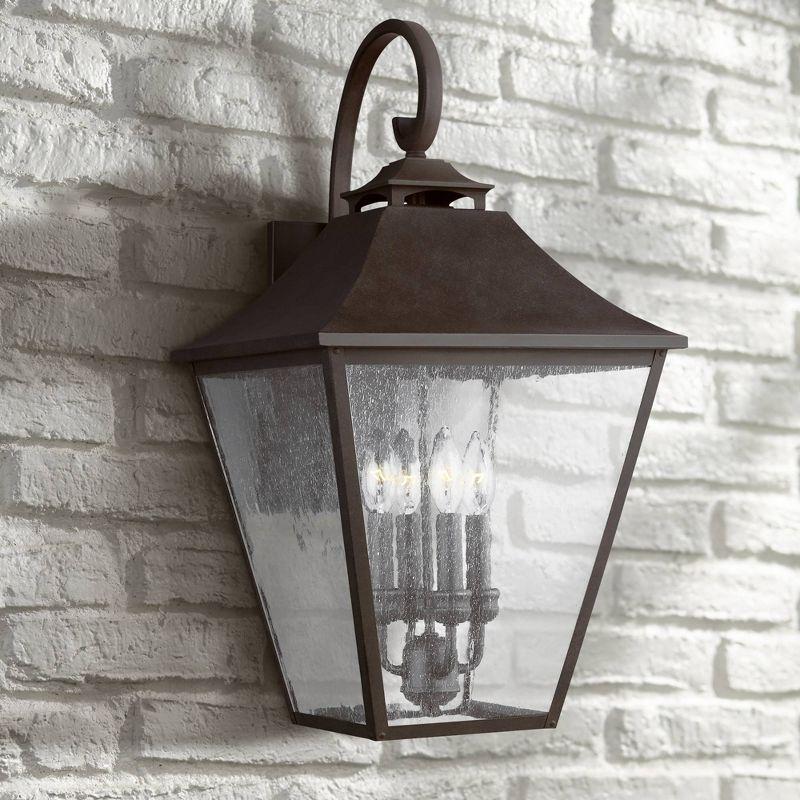 Generation Lighting Galena 25 1/2" High Sable Steel Outdoor Wall Light
