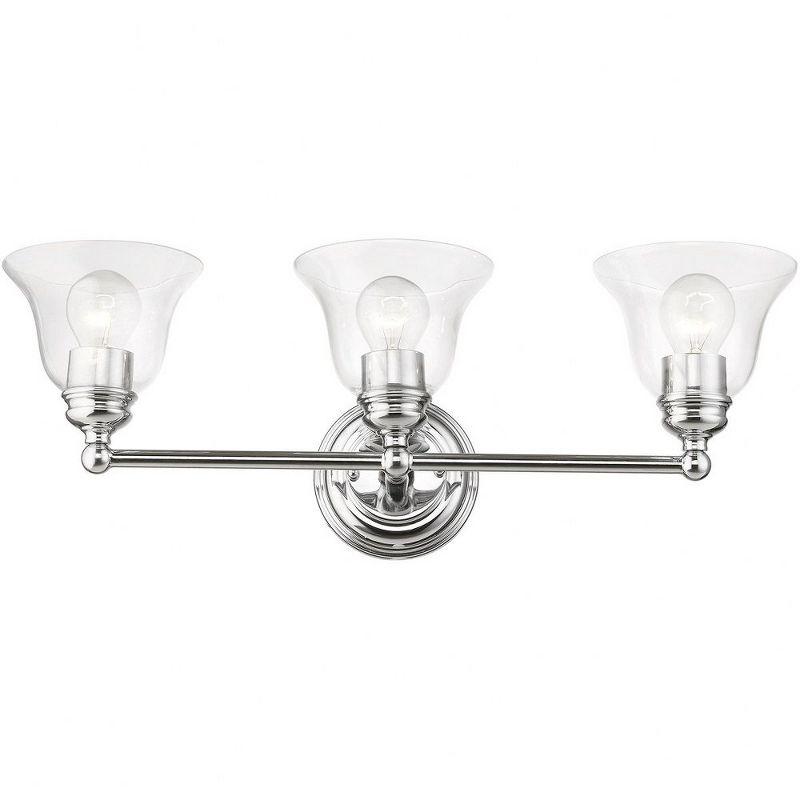 Livex Lighting Moreland 3 - Light Vanity in  Polished Chrome