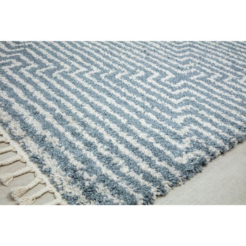 CosmoLiving By Cosmopolitan Bennett BT20C Modern Stripe/Diamond Area Rug