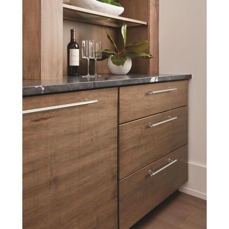 Amerock Radius 10-1/16 inch (256mm) Center-to-Center Satin Nickel Cabinet Pull