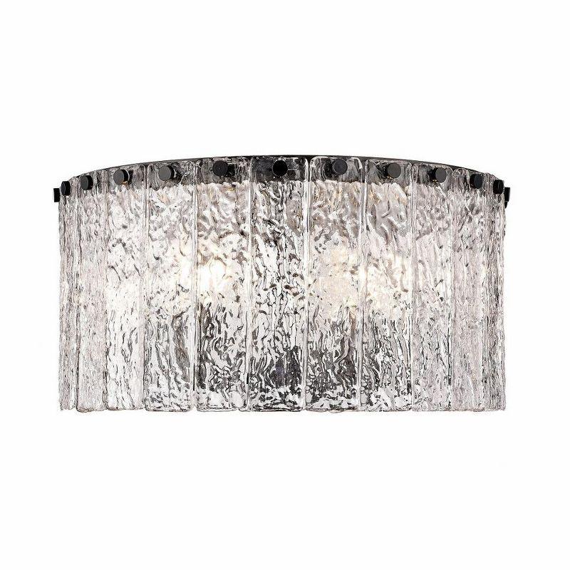 Z-Lite Glacier 5 - Light Flush Mount in  Matte Black