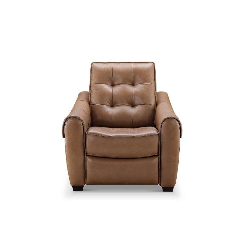 Elliot Leather Power Recliner Chair Camel - Abbyson Living